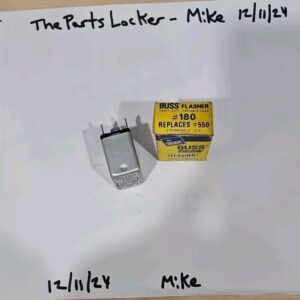 NOS Vintage BUSS Sturdy TURN SIGNAL FLASHER 12volt  #180 replaces #550