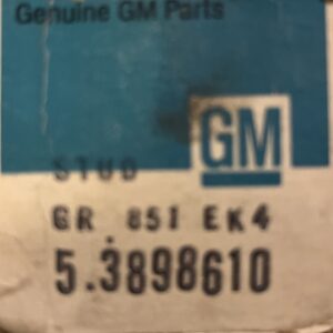 New Frame Stud GM 3898610 Camaro Chevelle Chevy II Bel Air Impala Nova