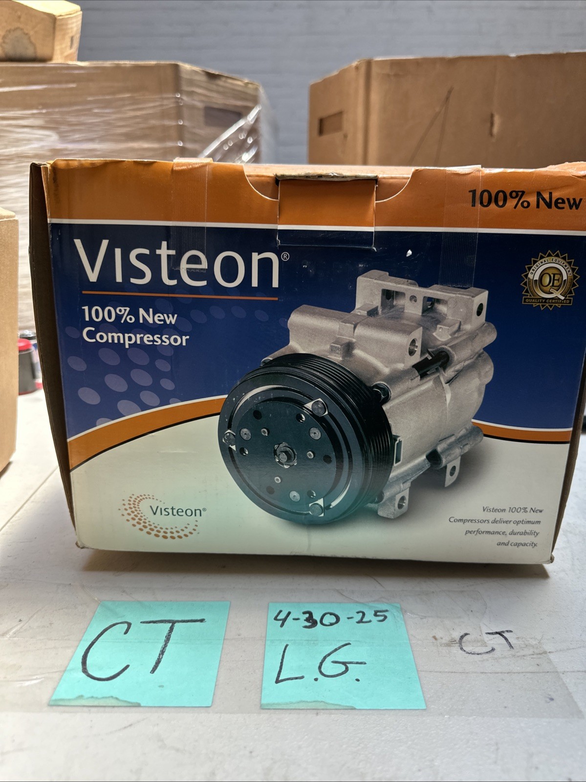 New OEM Carquest 010311 Visteon 58169/ Fs10 Compressor for Ford - Image 3
