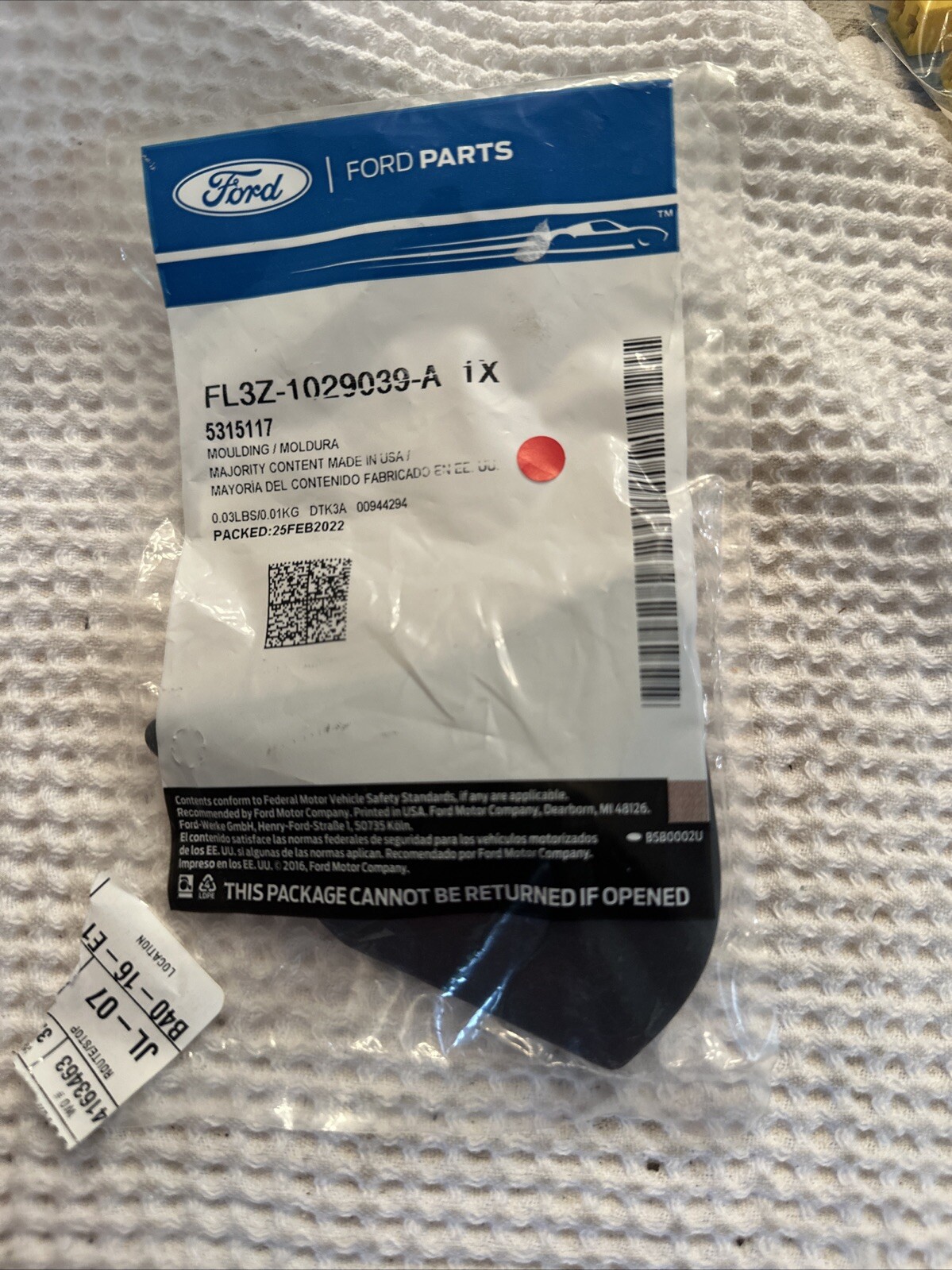 New OEM Ford Rear Molding 2015-20 F-150 FL3Z-1029039-A