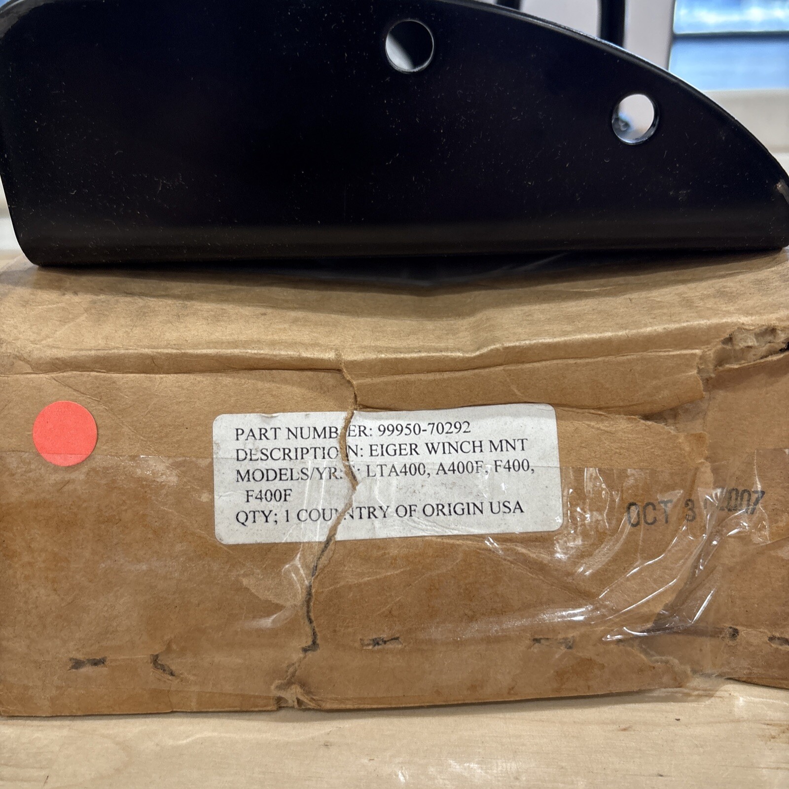 New OEM Suzuki 99950-70292 Eiger Winch Mount Kit NOS - Image 3