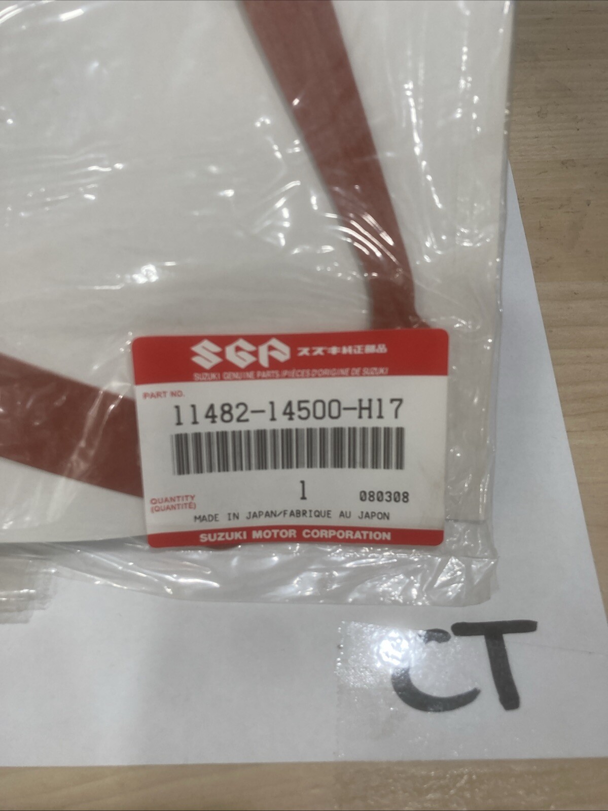 New Suzuki OEM Clutch Cover Gasket 11482-14500-H17 - Image 3