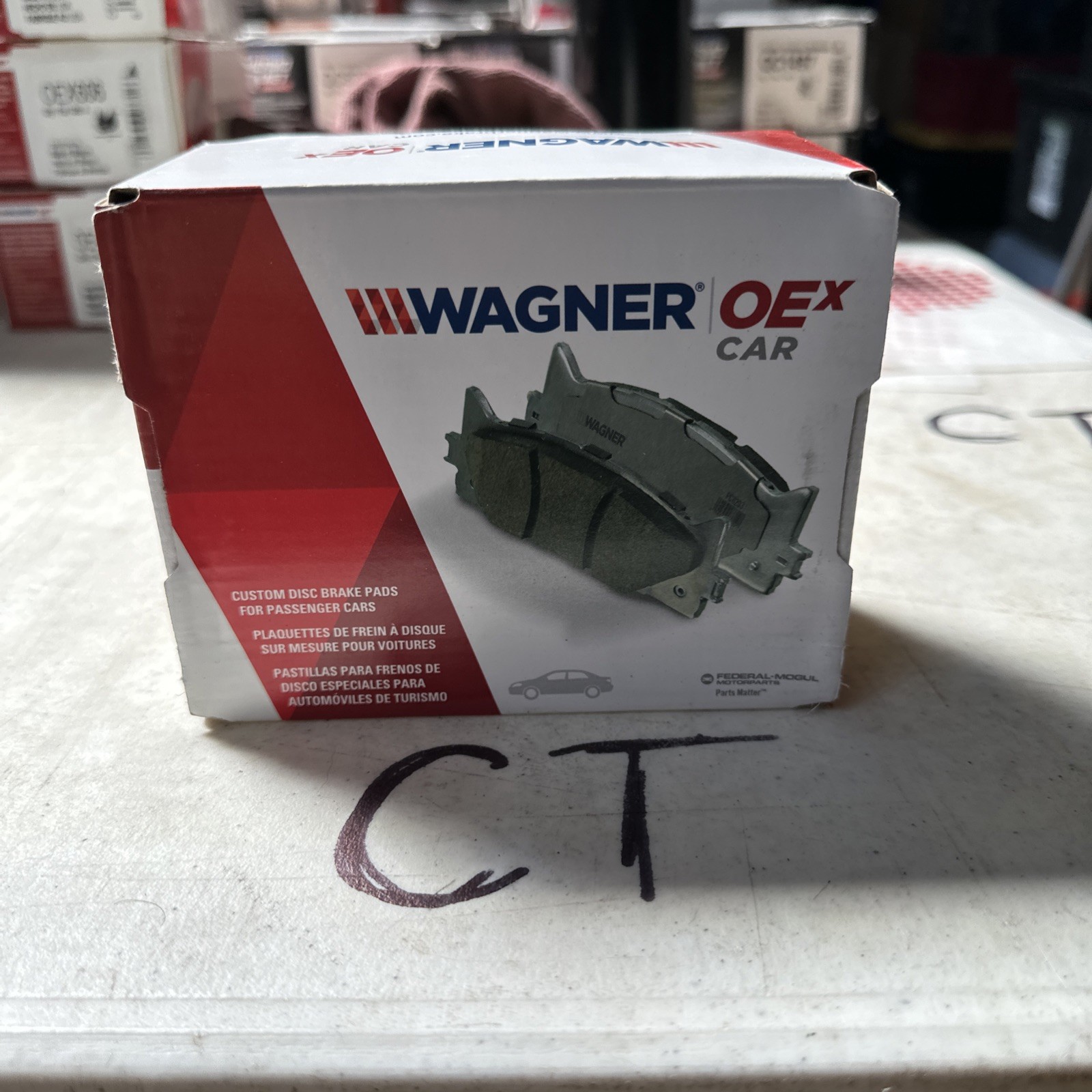New Wagner OEX1033A Custom Disc Brake Pads
