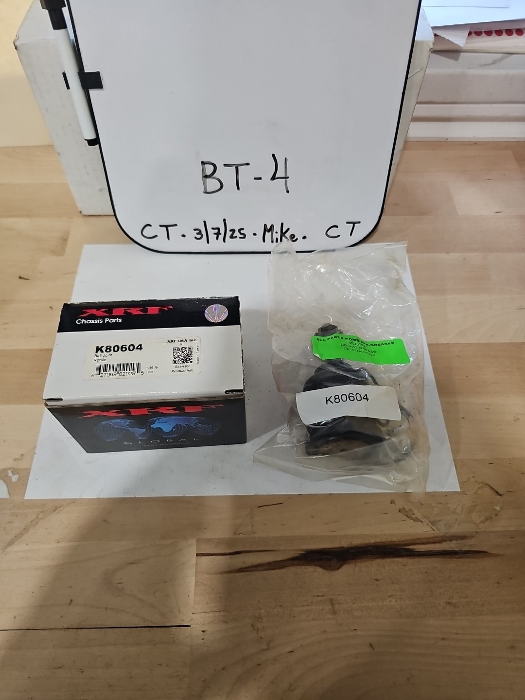 New XRF K80604 Suspension Ball Joint Front Upper AA3098 TC3144 1006010 531-429