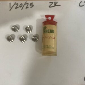 Nu-Thread T745-12 (5 Pieces In Pack) Rethreading File for Hydraulic Fittings