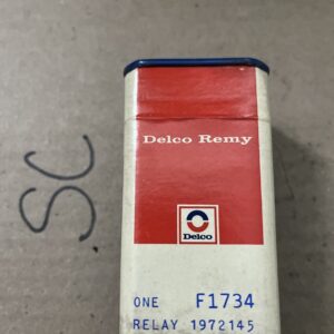 OEM Delco Remy F-1734 Relay 12 Volt 1972145 NOS Vintage In Sealed Box