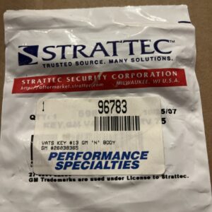OEM NEW GM Double Sided VATS Chip Key #13 596783 26038365 UNCUT 7.50 K-Ohms