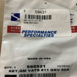 OEM NEW GM Single Sided VATS Chip Key #11 595521 26019401 UNCUT 4.750 K-Ohms