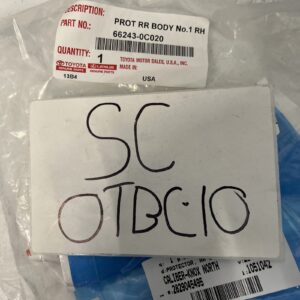 OEM Toyota 662430C020 Right Stone Guard Protector Rear Body for 2014-2021 Tundra