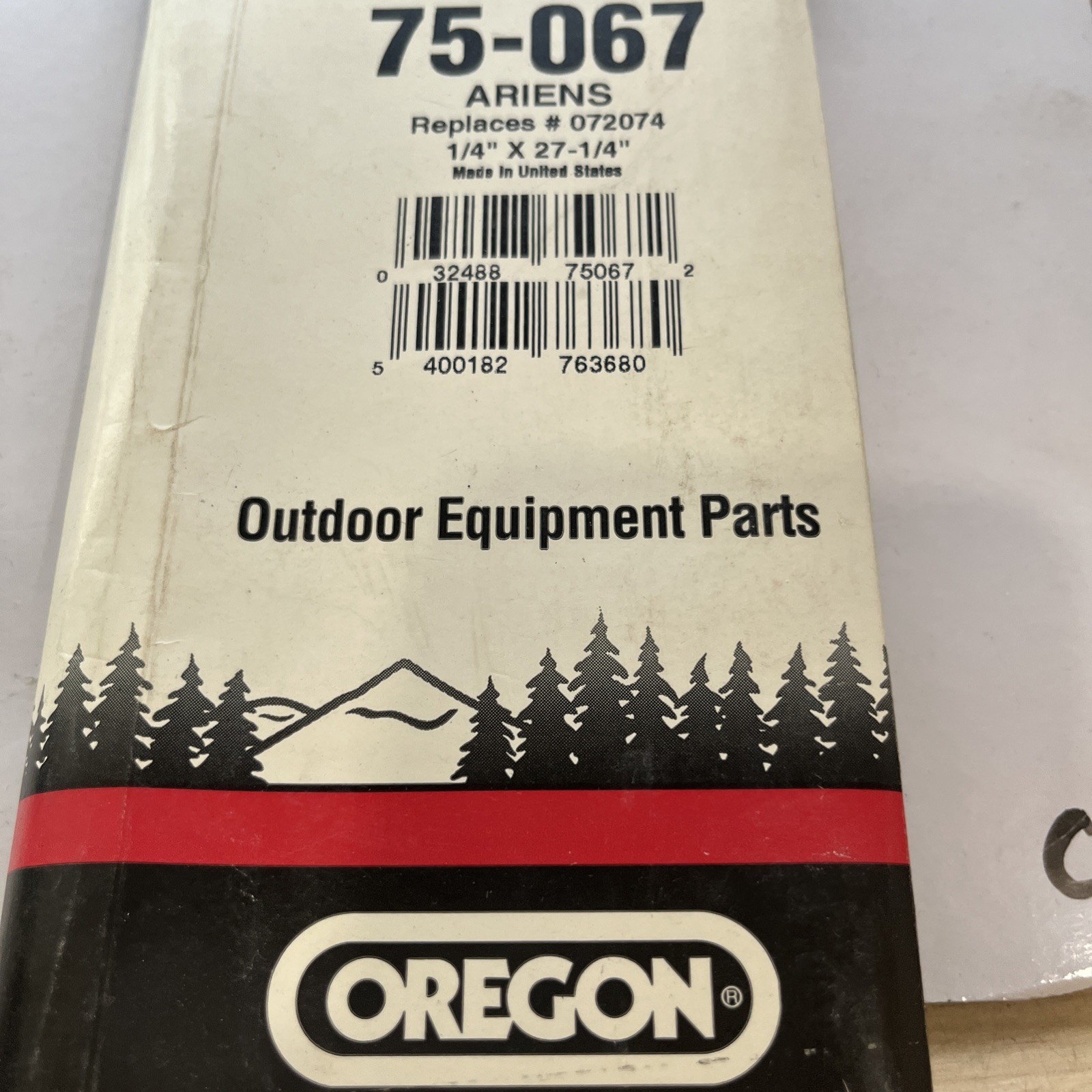 Oregon 75-067 Belt Set (Replaces Ariens 072074) - NOS 2 Belts - Image 3