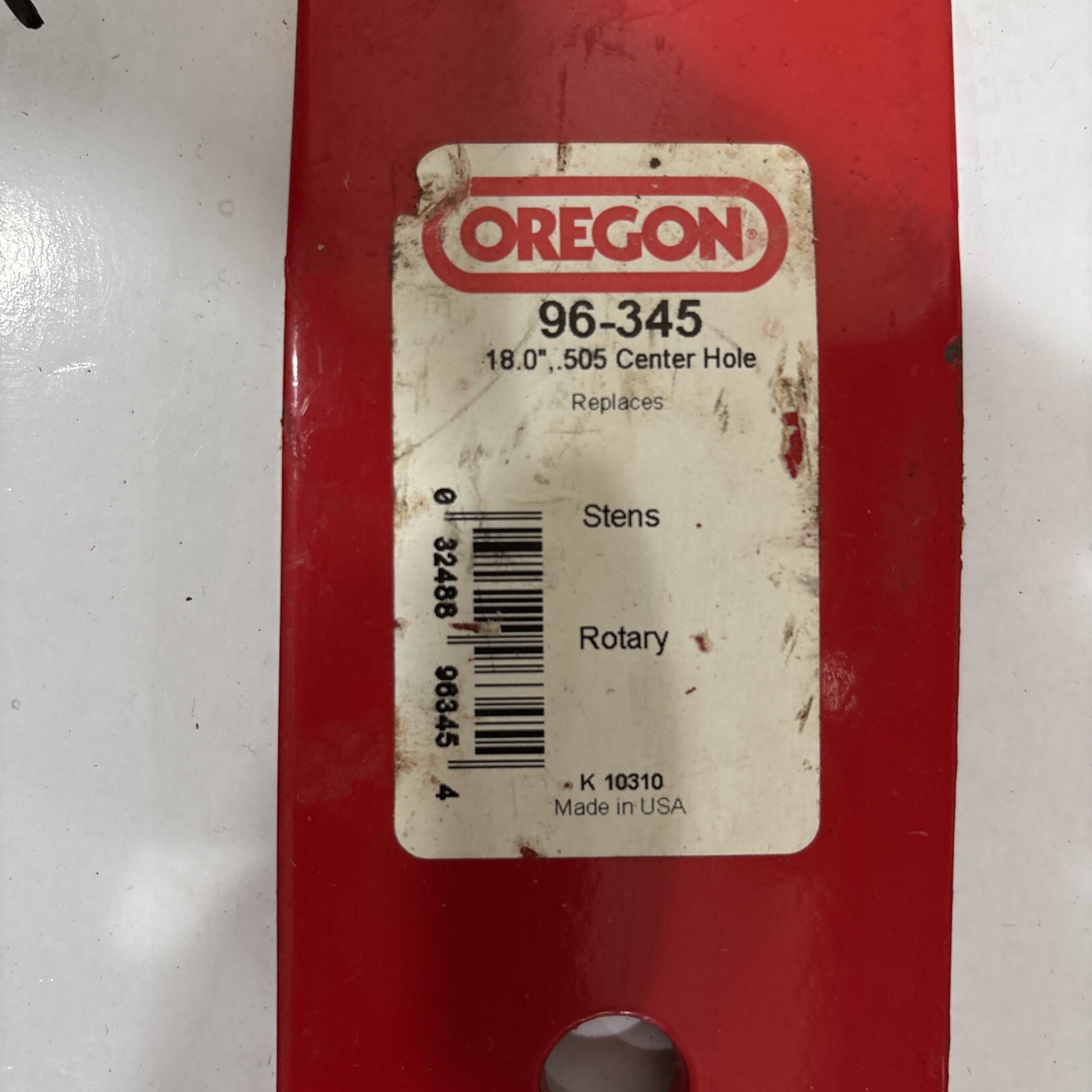 Oregon 96-345 Blade Stents Rotary 18.0” .505 Center Hole - Image 3