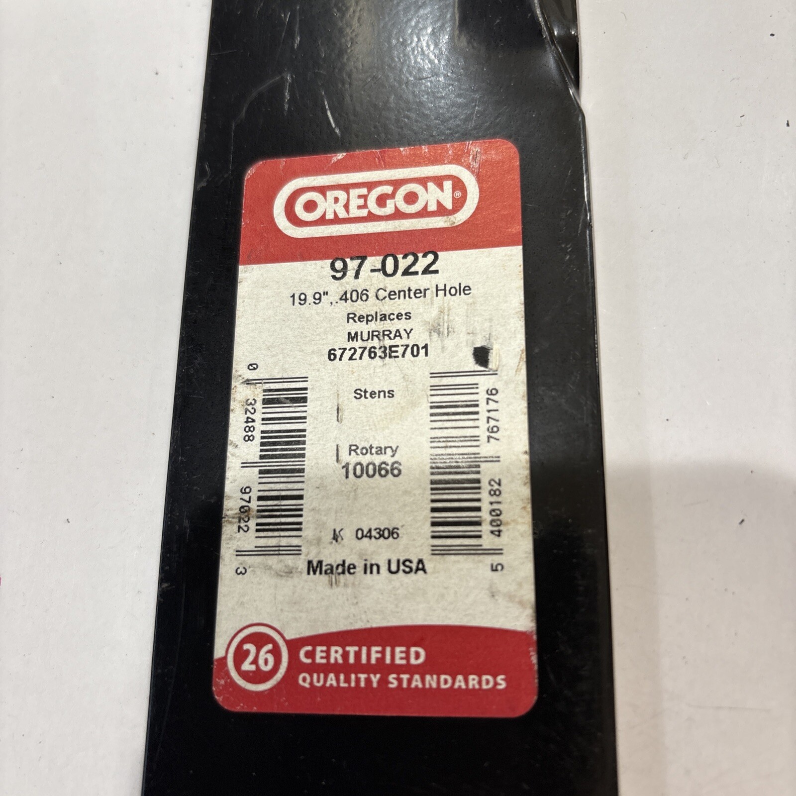 Oregon Mulching Blade 19.9” 97-022 (Alt. Murray 672763E701) - Image 3