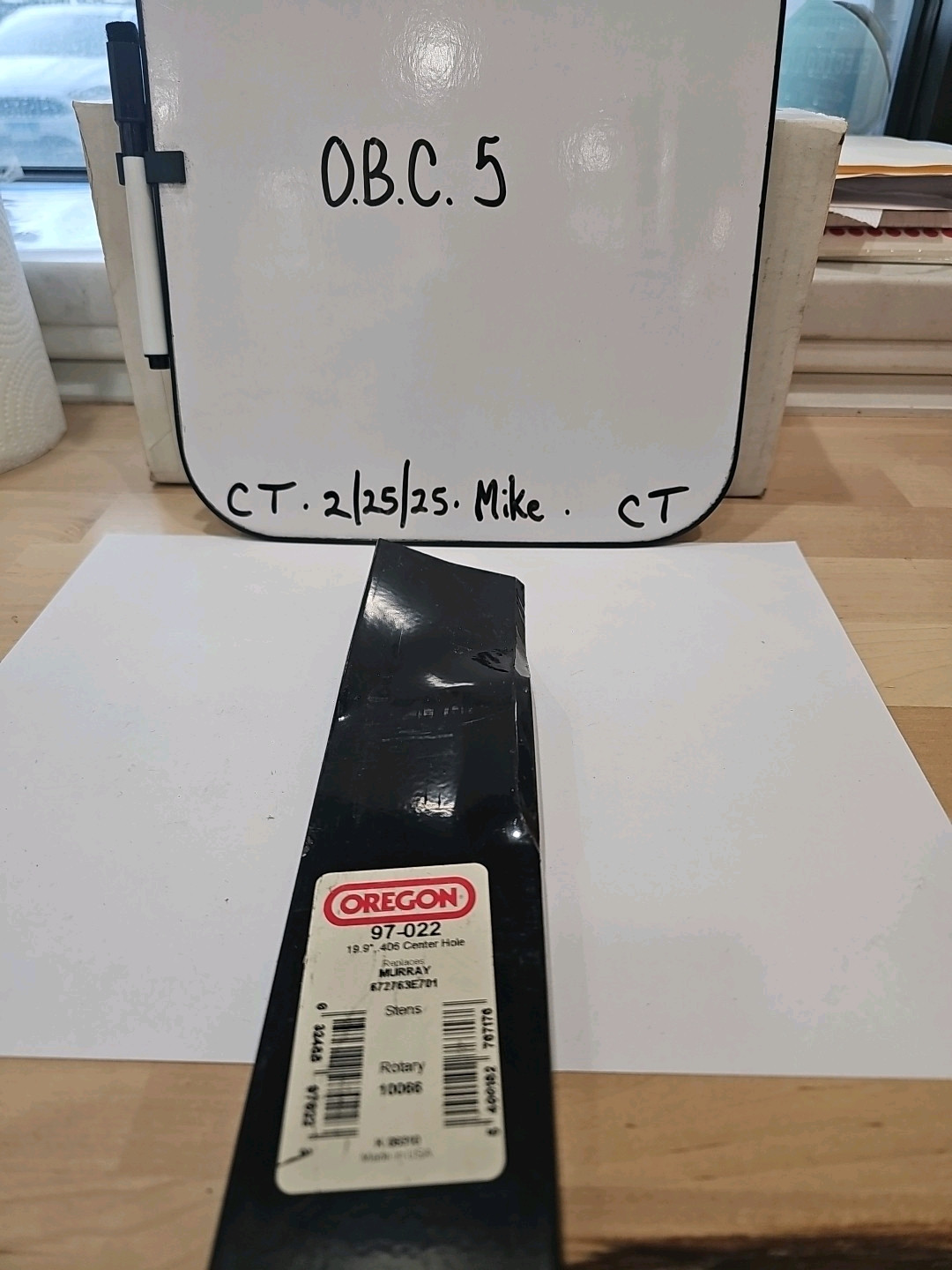 Oregon Mulching Blade 19.9” 97-022 (Alt. Murray 672763E701) - Image 4