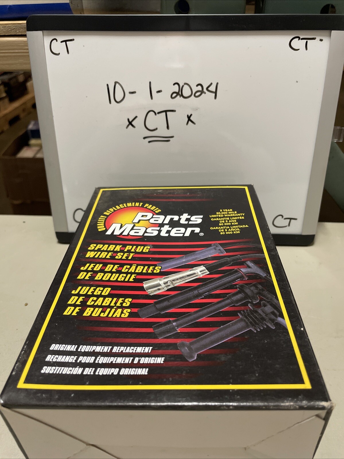 PARTS MASTER SPARK PLUG WIRE SET 27853