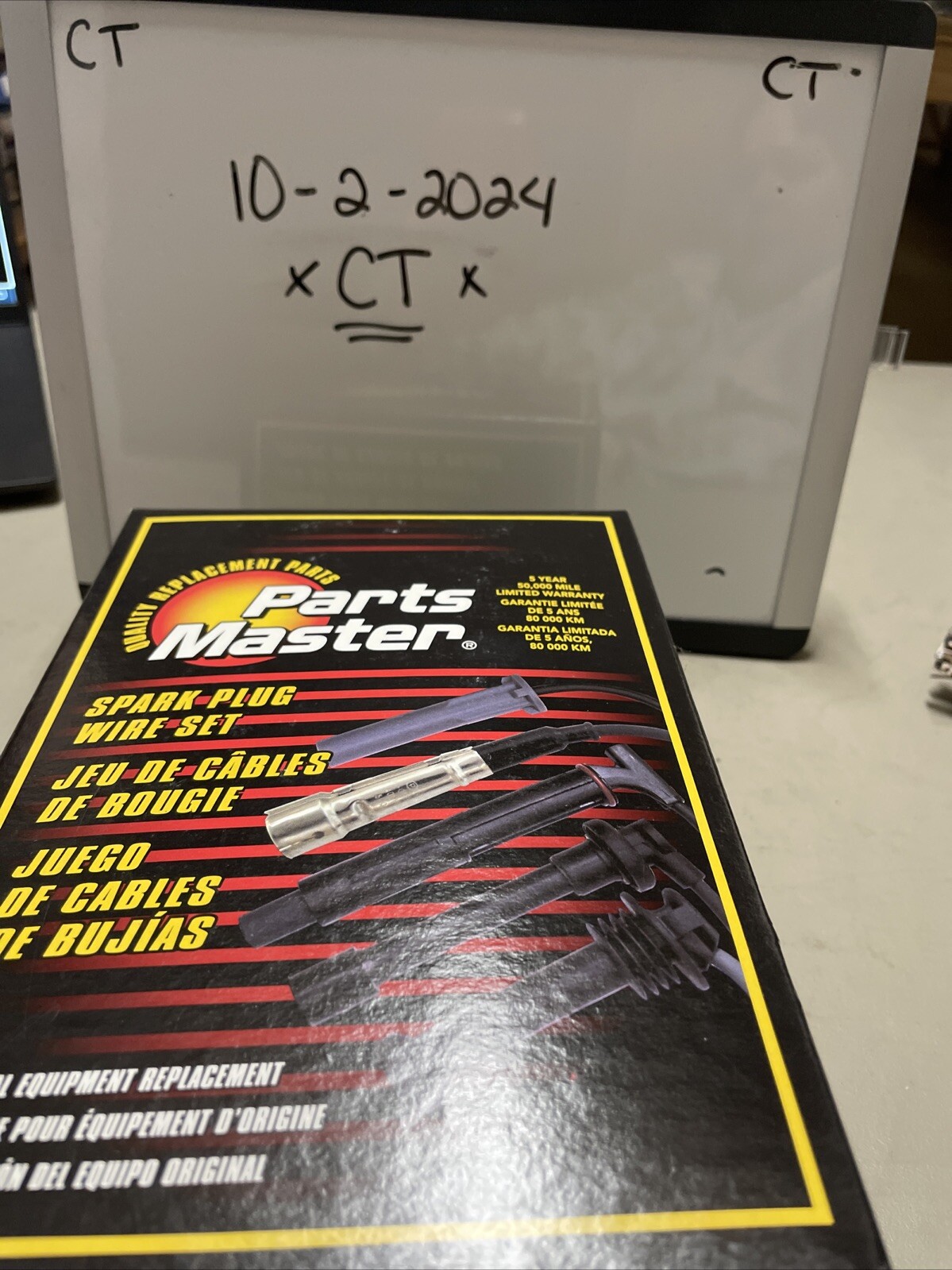 PARTS MASTER SPARK PLUG WIRE SET, UNIVERSAL RESISTOR IGNITION WIRE SET, 27542 - Image 3