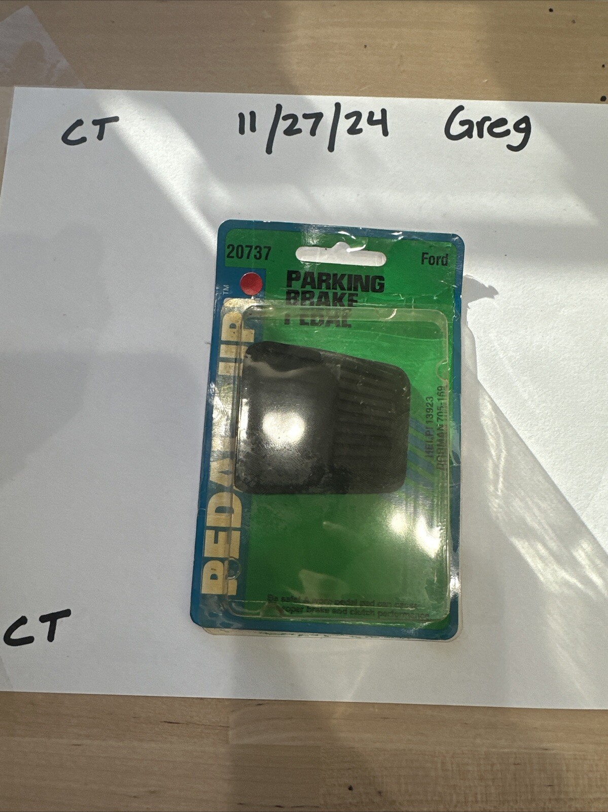 Parking Brake Pedal Pad Dorman 20737