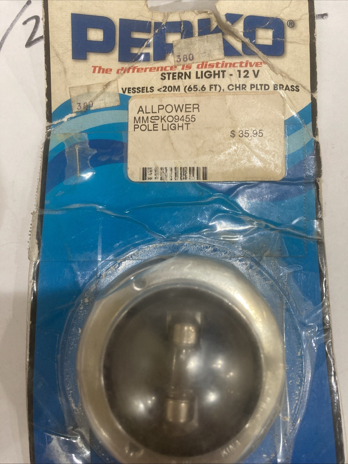 Perko 0945DP0CHR Vertical Mount Stern Light - Image 3