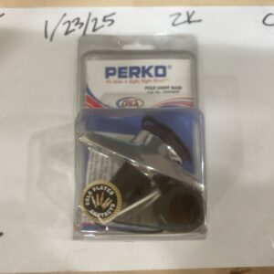 Perko Marine 1059P00DP Pole Light Base Chrome Plated 2 Pin Plug-In