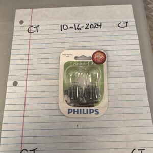 Philips 3456LLB2 Automotive 2 Bulb 12.8 V Incandescent Lamp New