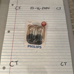 Philips 3457B2 Tail Light Bulb for Electrical Lighting Body Exterior uq