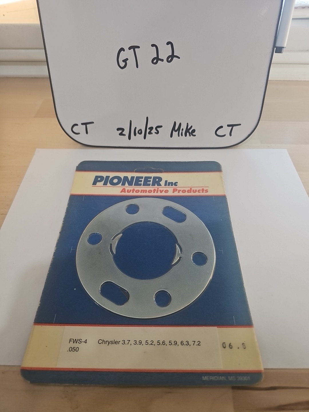 Pioneer FWS-4 Flywheel Shim