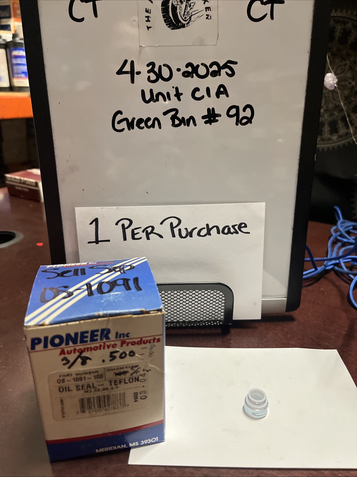 Pioneer Oil Seal OS-1091 (SOLD INDIVIDUALLY)