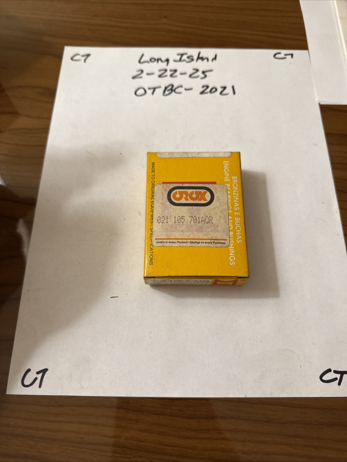 Porsche 914-4 (70-75) Standard Rod Bearing Set Metal Leve 021105701 A