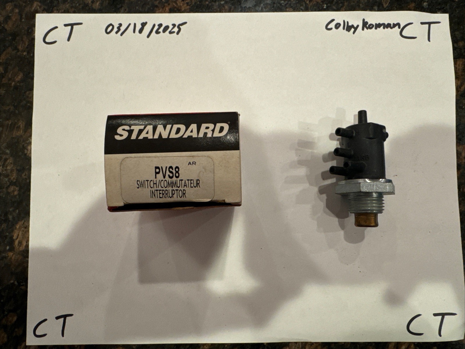 Ported Vacuum Switch Standard Rare PVS-8 ORIGINAL STYLE NEW VINTAGE Rare - Image 4