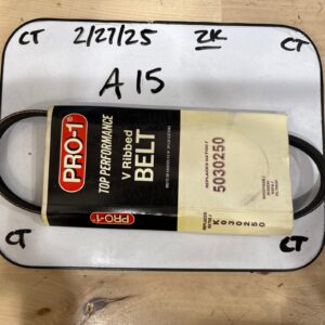 Pro-1 V Ribbed Serpentine Belt Replaces Dayco 5030250 & Gates K030250