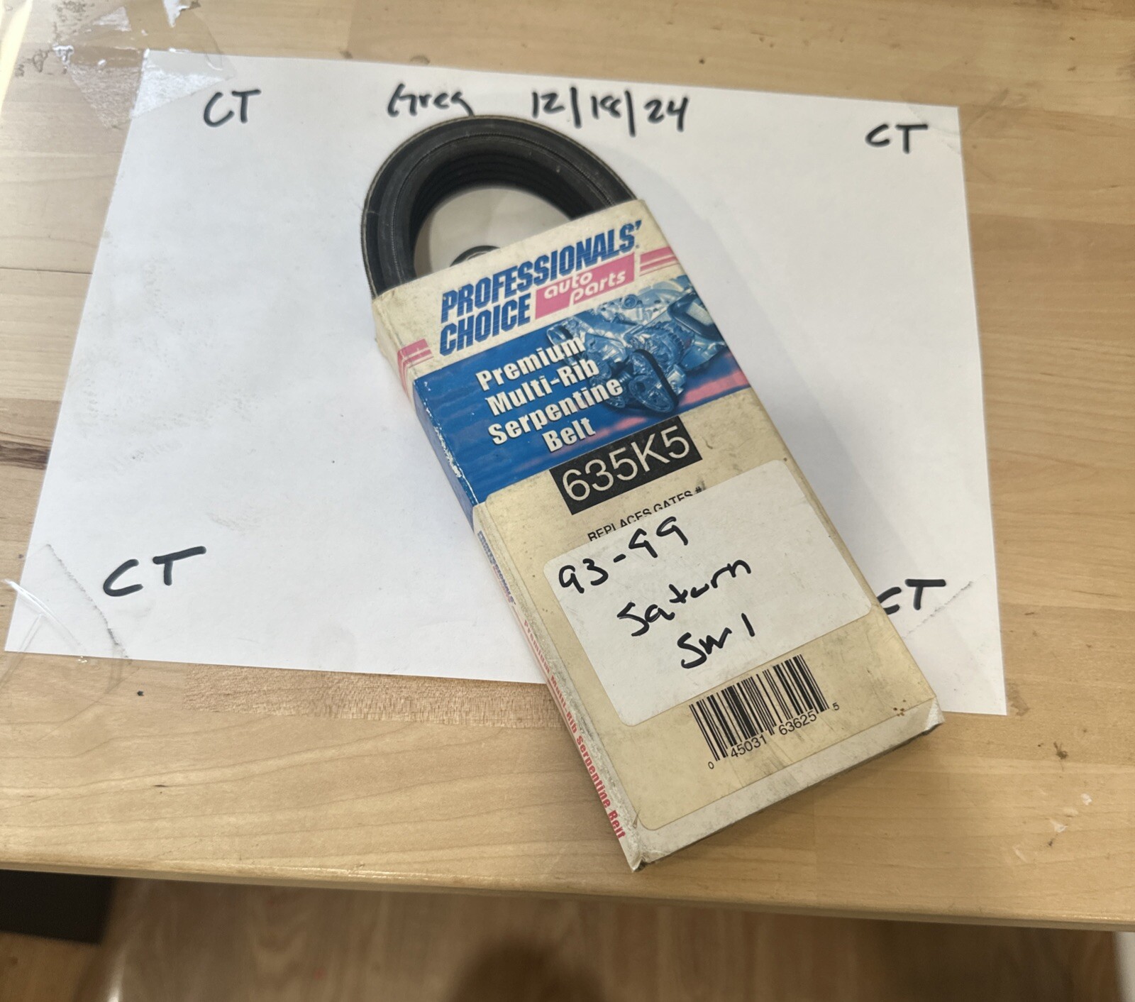 Professionals Choice 650K5 Serpentine Belt