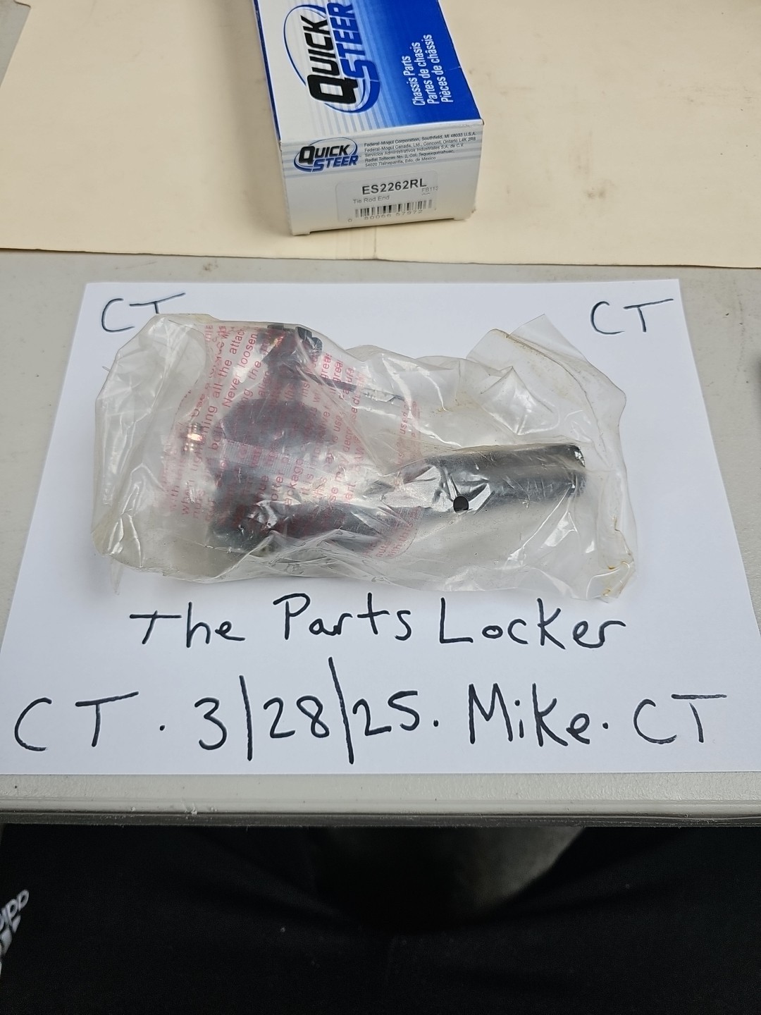 Quick Steer ES2262RL Steering Tie Rod End For 86-97 Ford Aerostar - Image 3