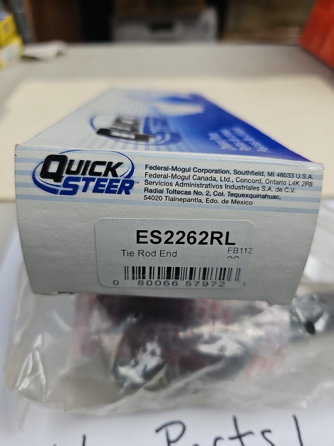 Quick Steer ES2262RL Steering Tie Rod End For 86-97 Ford Aerostar - Image 4
