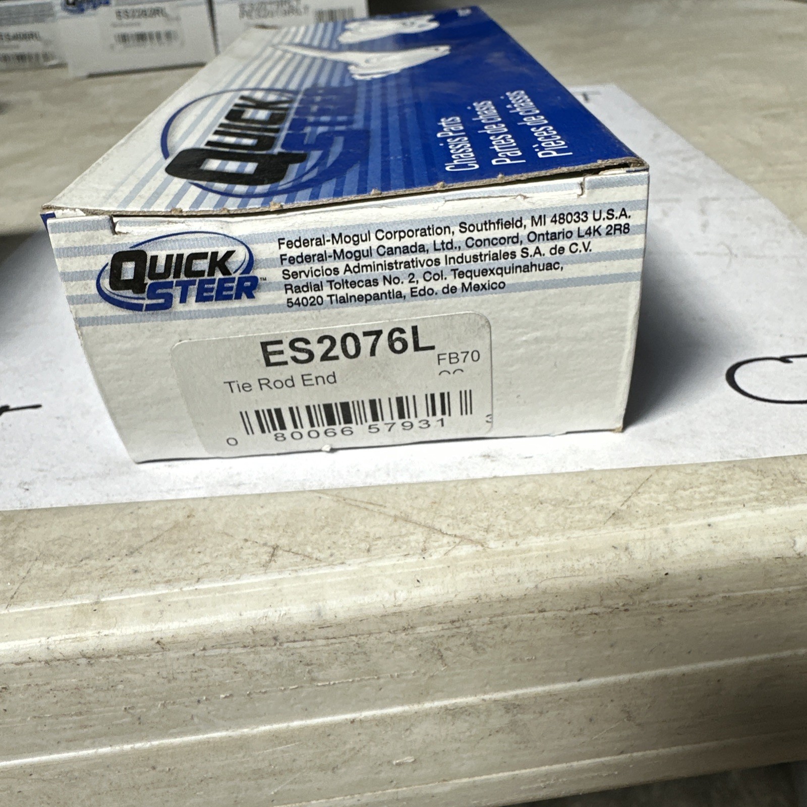 Quick steer ES2076L Steering Tie Rod End - Image 3