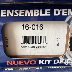 Rhinopac 16-016 Clutch Kit, For Some 83-88 Toyota Van & 79-85 Celica, Supra