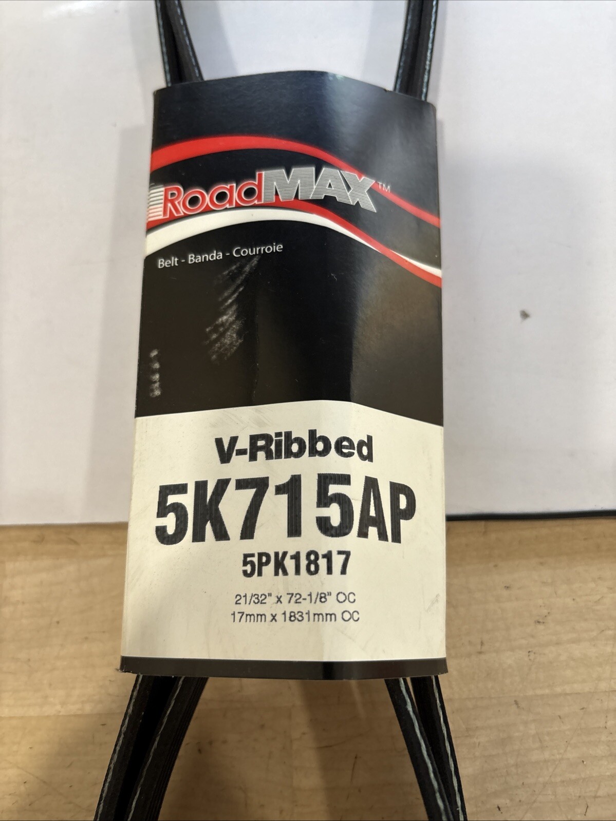 Road MAX Serpentine Belt-Automotive V-Ribbed Belt 5K715AP - Image 3