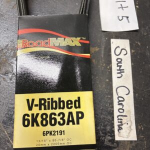 Roadmax 6K863AP Serpentine Belt V-Ribbed