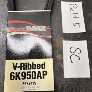 Roadmax 6K950AP Serpentine Belt-Automotive V-Ribbed For Audi A6 Quattro 2007-16