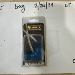 Russell 660870 90 deg Flare To Pipe Adapter Fitting -8AN 1/2 in. Pipe Size