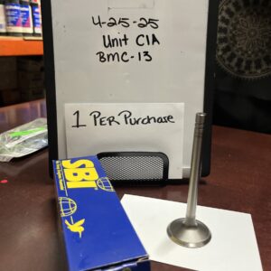 SBI 01186 Engine Exhaust Valves Sold Individually