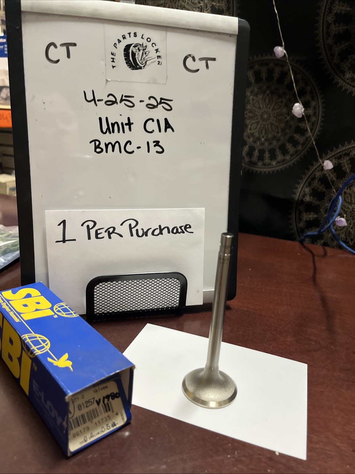 SBI 01257 Engine Exhaust Valves Sold Individually