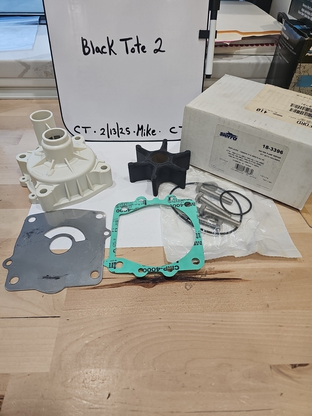 SIERRA WATER PUMP REPAIR KIT 18-3396 MARINE BOAT - Image 3