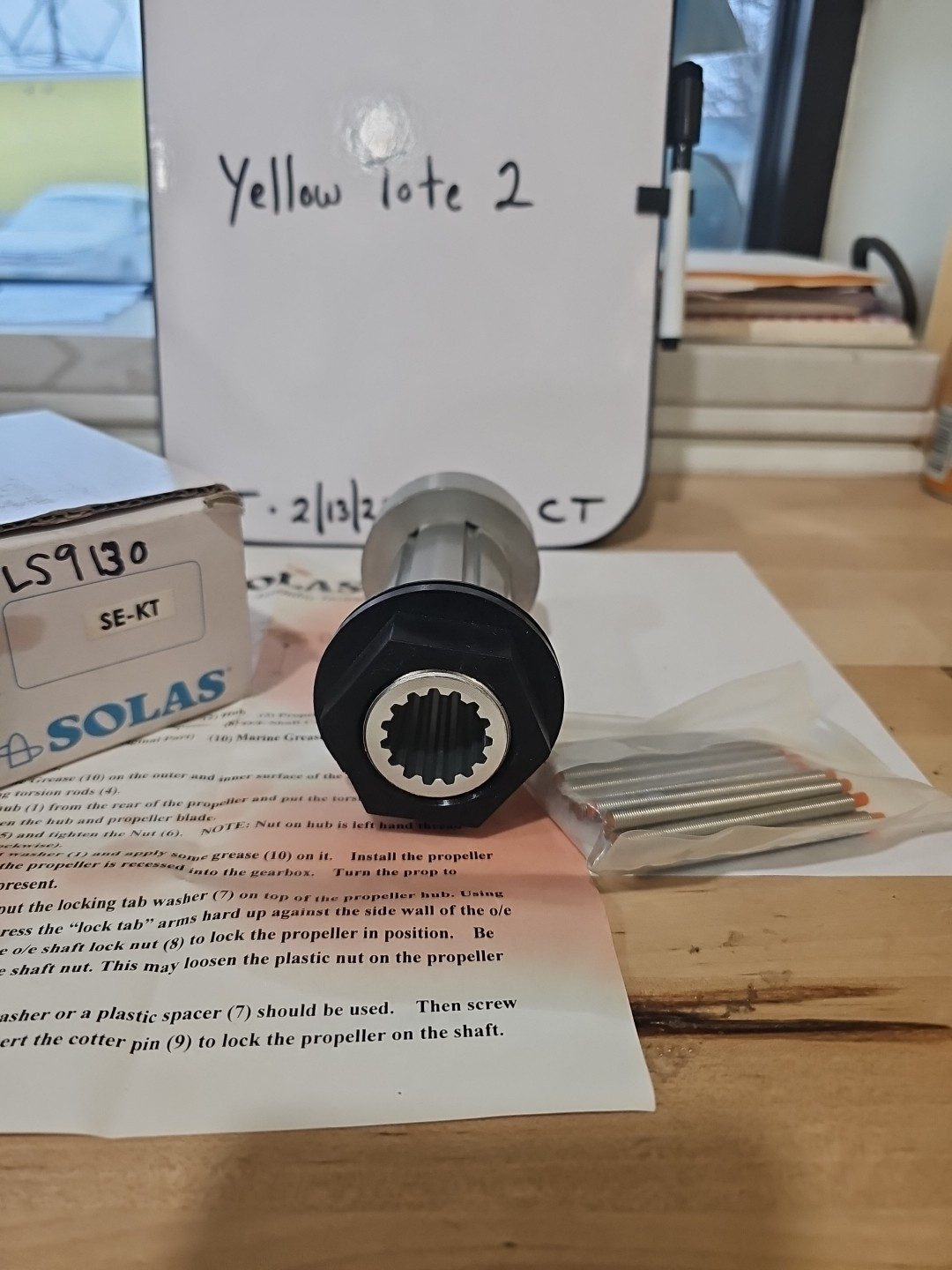 SOLAS SE-KT Propeller Hub Kit Suzuki Outboard 150 - 225 Hp for Alcup Prop - Image 3