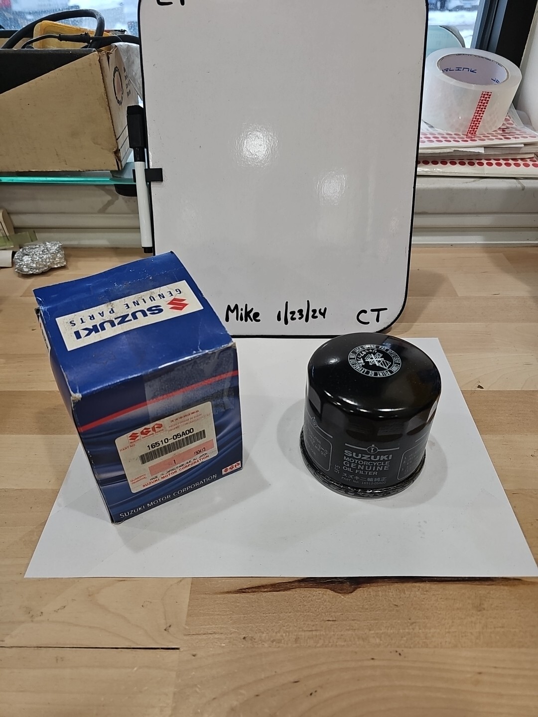 SUZUKI 16510-05A00 Engine Oil Filter NEW