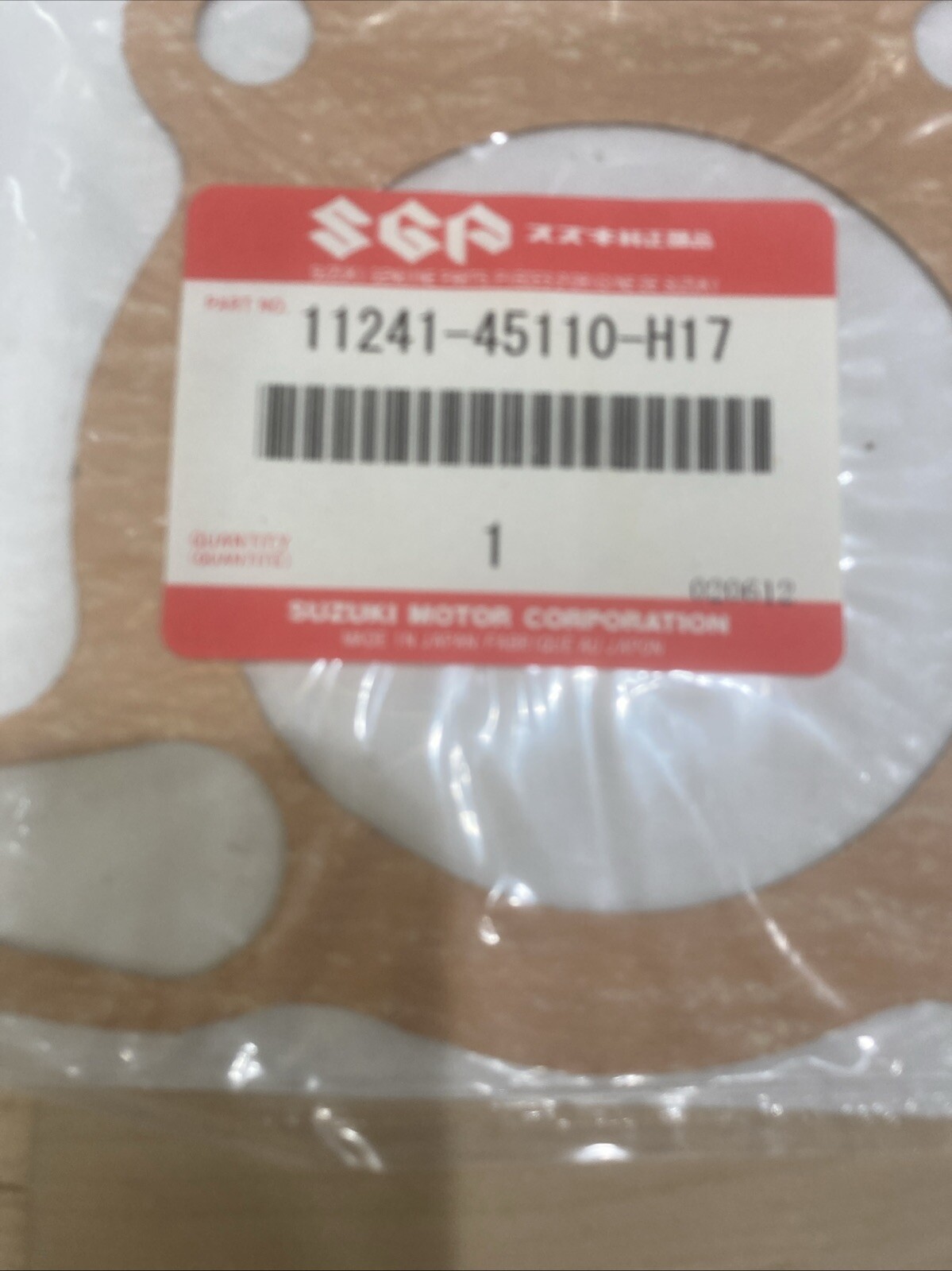 SUZUKI GS750 G GS850 CYLINDER BASE GASKET 11241-45110-H17 GENUINE JAPAN N.O.S - Image 3