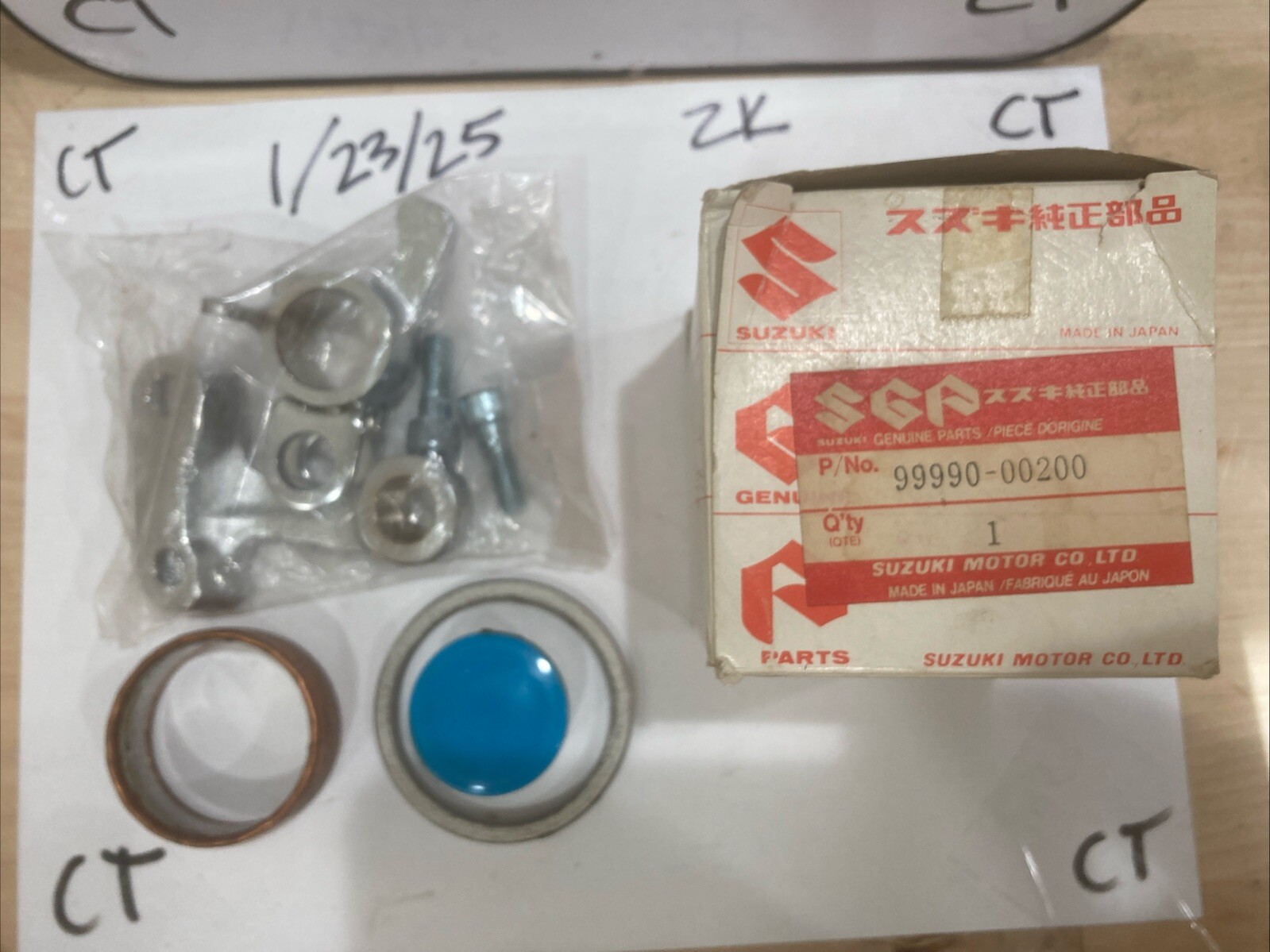 SUZUKI VS1400 🚨INTRUDER EXHAUST MUFFLER REPAIR KIT 99990-00200 NOS!