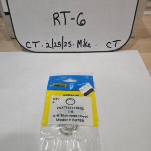 Seachoice Stainless Steel Cotter Rings 7/8" 4 Pack