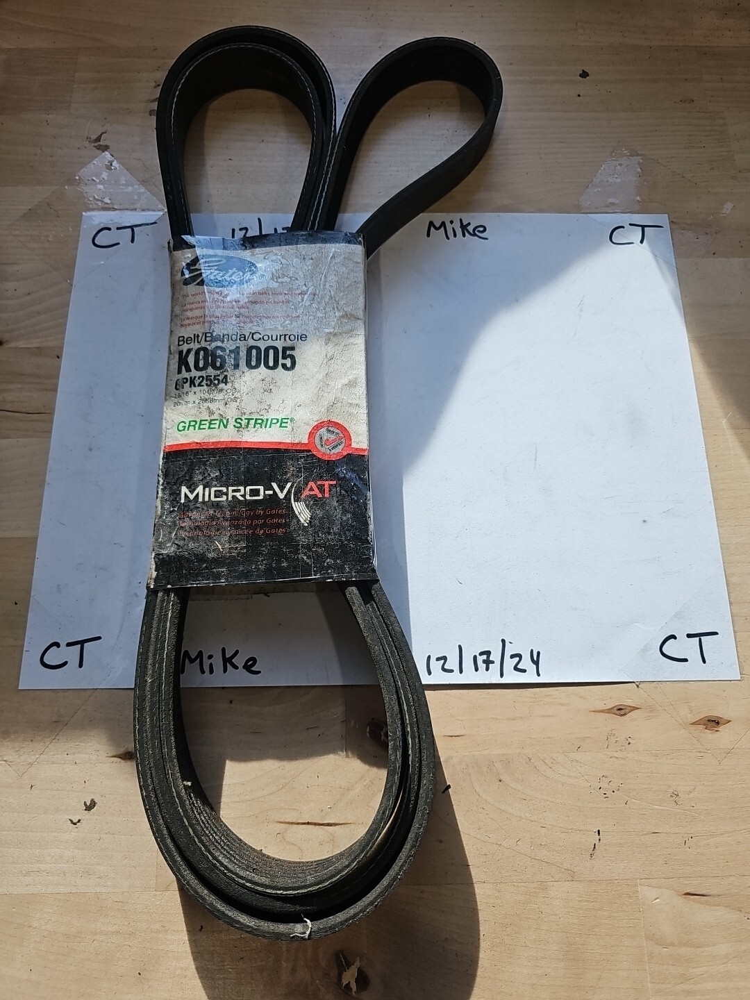 Serpentine Belt-Premium OE Micro-V Belt Gates K061005 - Image 3