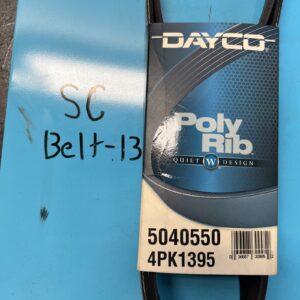 Serpentine Belt-VIN: 8, Turbo Dayco Poly Rib 5040550