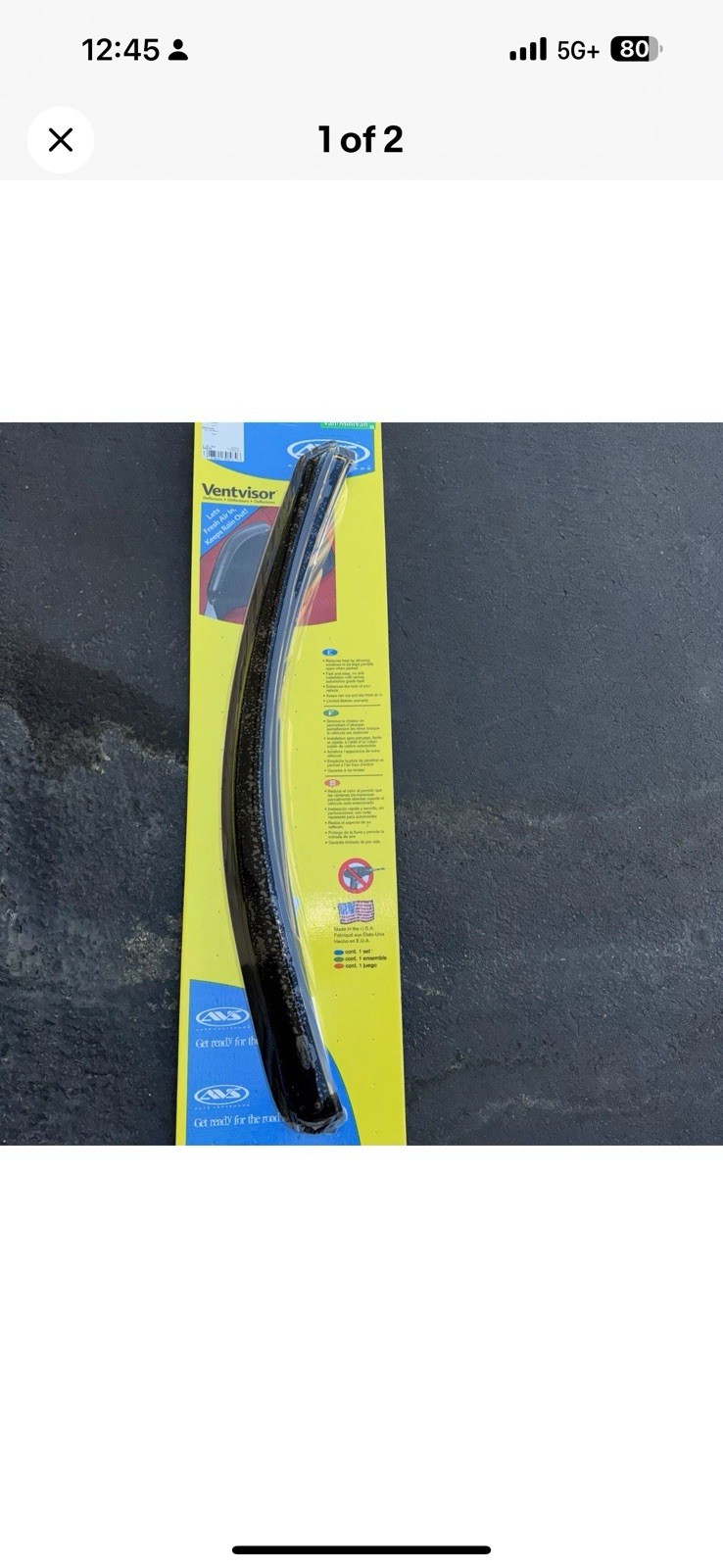 Side Window Deflector-Ventvisor Deflector 2 Pc. Auto Ventshade 92659 - Image 4