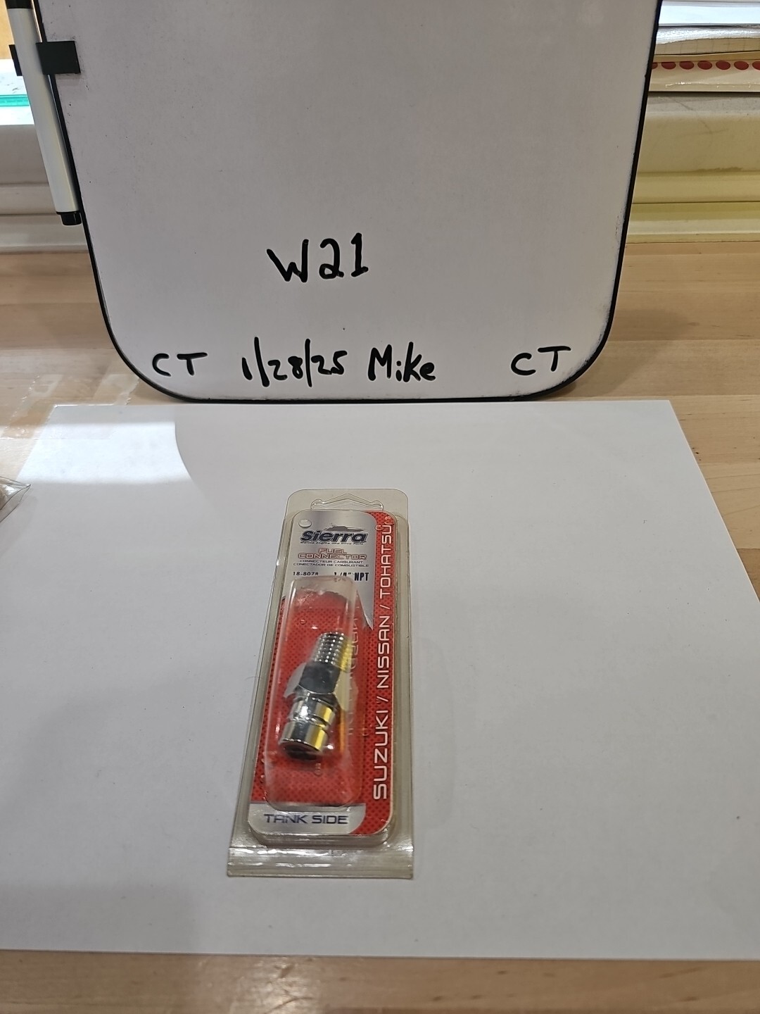 Sierra 18-8078 Fuel Tank Connector for Nissan and Suzuki Outboard Motor